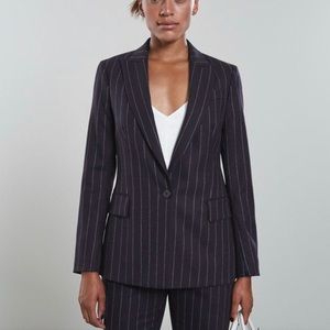 REISS PIPER JACKET PINSTRIPE BLAZER SIZE 10